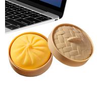 Squishy Stress Balls - Custard Bun Squeeze Dough Ball, Squeeze Toys | Strumento morbido e tattile per viaggi in auto, aule, casa, dormitorio, pendolarismo, viaggi, scuola