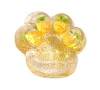 Squishy Zampetta | 2.76x2.56 Pollici Zampetta Squishy Toy | Cat Paw Squishys con Paillettes | Giocattoli da Spremere in Silicone A Formar di Animale Alleviare Lo Stress e Emozioni per Bambini Adulti