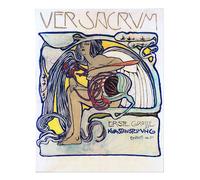 Squisita arte murale Art Nouveau per eleganti decorazioni Art Nouveau El