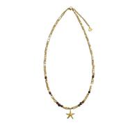 Squisita collana con ciondolo stella marina, collana regolabile ispirata all'oceano estivo. Senso avanzato della catena antica della clavicola