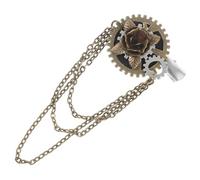 Squisita Forcina Vintage Fermaglio Per in Stile Steampunk Accessorio Per in Metallo in Stile Punk