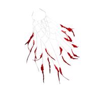 Squisita piuma e catena fascia alla moda fatto a mano Hairpiece accessori per capelli per donne alla moda in avanti