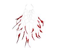 Squisita piuma e catena fascia alla moda fatto a mano Hairpiece accessori per capelli per donne alla moda in avanti