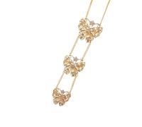 Squisita spilla a forma di fiore a forma di farfalla in lega, ornamento per eventi formali, gioielli etnici per abbigliamento, spilla ispirata al sud-est asiatico, One Size, come descritto