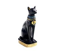 Squisita Statuetta Del Gatto Bastet - Scultura Egiziana Della Divinità Bastet Fatta A Mano, Antica Divinità Del Gatto Da Collezione | Ornamento Bastet Della Dea Guardiana Per La Decorazione Domestica