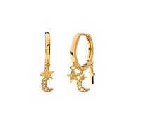 Squisite Star Moon Ciondolo Orecchini Goccia per Le Donne Piercing Orecchini Gioielli Pendientes, LYLSSSDH, di E1