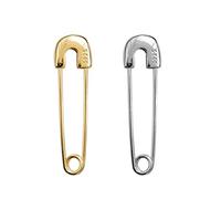 Squisiti orecchini a spilla di balia punk rock argento Sterling semplice punk penna gioielli regali per ragazze tappo a vite oro, Taglia unica, come descritto