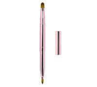 Squisito applicatore professionale per labbra, pennelli retrattili per rossetto, lucidalabbra, pennello per trucco per donne e ragazze (rosa brillante)