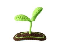 Squisito Capelli Ornamento Fascino Creativo Piantina di Fagioli A Forma di Clip di Capelli Piccolo Crochet Accessori Per Capelli Per I Bambini