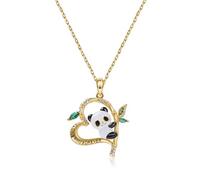 Squisito cespuglio a Forma di Cuore a Forma di Cuore Collana per Donna Fashi
