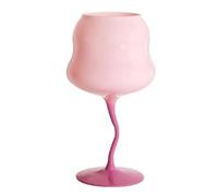Squisito design vintage: questi bicchieri da vino presentano un elegante stile vintage con uno stelo intrecciato unico e motivi intricati, aggiungendo un tocco di raffinatezza a qualsiasi tavola (rosa