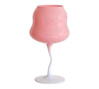 Squisito design vintage: questi bicchieri da vino presentano un elegante stile vintage con uno stelo intrecciato unico e motivi intricati, aggiungendo un tocco di raffinatezza a qualsiasi tavola (rosa