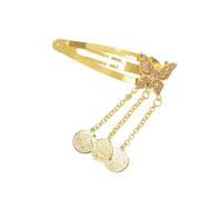 Squisito fermaglio per capelli vintage con nappe e strass per migliorare qualsiasi outfit con un fascino unico