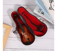 Squisito Modello di Violino in Miniatura in Legno - Mini Ornamento Modello di Strumento Musicale Decorativo Fornito con Confezione - per gli Amanti della Musica e