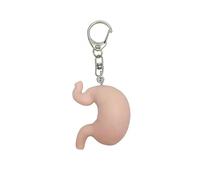 Squisito portachiavi a cinque organi realizzato con materiali misti per coloro che superano il crepacuore o le lotte emotive, portachiavi unico a forma di organo, Stomaco, Taglia unica