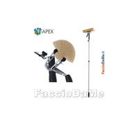 Squizzo Lavavetri Automatico Manico Allungabile e Pieghevole Spugna 25cm Apex