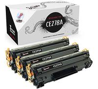 Squuido 3 cartucce di toner CE278A compatibili con HP LaserJet Pro M1536 MFP M1536dnf P1560 P1566 P1600 P1606 P1606dn Canon i-SENSYS LBP6200d | Alta resa 2100 pagine