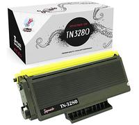 Squuido cartuccia di toner TN3280 TN 3280 compatibile con Brother DCP-8070D DCP-8085DN HL-5340D HL-5350DN HL-5370DW HL-5380DN MFC-8370DN MFC-8380DN MFC-8880DN MFC-8890DW | Alta resa 8000 pagine