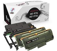 Squuido kit tamburo MLT-R116 2 cartucce di toner MLT-D116L compatibili con Samsung Xpress SL-M2625 M2625D M2626 M2675 M2675FN M2825 M2825DW M2825ND M2826 M2835DW M2875 M2875FD M2876 | 9000/3000 pagine