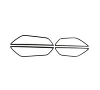 SQWDWEGF per Audi Q3 2019-2022 Car Styling Porta Altoparlante Audio Cornice Decorativa Adesivi Accessori Interni in Acciaio Inox Strisce di Rivestimento Adesivi per Pannello Auto(Nero)