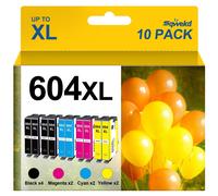 Sqwekd 604XL Cartucce Compatibili per Epson 604 XL Multipack per Expression Home