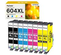 Sqwekd 604XL Cartucce Compatibili per Epson 604 XL Multipack per Expression Home XP-2200 XP-2205 XP-3200 XP-4200 Workforce WF-2910 WF-2930 WF-2950 (2 Nero, 2 Ciano, 2 Magenta, 2 Giallo)