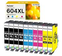 Sqwekd 604XL Cartucce Compatibili per Epson 604 XL Multipack per Expression Home XP-2200 XP-2205 XP-3200 XP-4200 Workforce WF-2910 WF-2930 WF-2950 (4 Nero, 2 Ciano, 2 Magenta, 2 Giallo)