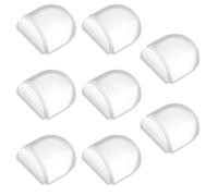 Sqxaldm 8 fermaporta per pavimento, autoadesivo, per incollare, senza fori, per tutti i pavimenti duri, adatti per la protezione di pareti e mobili