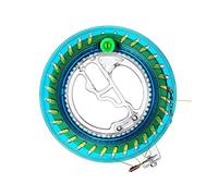 Sqxaldm Aquilone Avvolgitore per Bobine da Esterno Verricello Linea per Draghi per Vola Un Aquilone Migliore Controllo degli Aquiloni(Diametro Disco 16 cm, Filo 200 m)