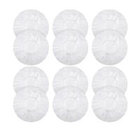 SQXBK 100PCS Monouso Antipolvere Sweatproof Covers 100-120mm Bianco Elastico Cuffia Elettronica Auricolari Accessori