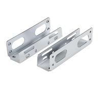 SQXBK 2PCS Argento HDD Drive Adapter Hard Drive Metallo Staffa di Montaggio Adattatore Alloggiamento Disco Rigido Alloggiamento Metallo Staffa di Montaggio Adattatore con 12 Viti di Supporto