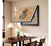 SQYHYTS Coperture Decorative per Quadri Elettrici Coperchi Decorative per Scatole dei Fusibili Cornici Decorativo da Appendere per Contatori Quadri Elettrici A Parete per Ingressi, Uffici,F,55cm