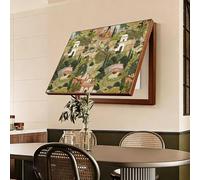 SQYHYTS Coperture Decorative per Quadri Elettrici Coperchi Decorative per Scatole dei Fusibili Cornici Decorativo da Appendere per Contatori Quadri Elettrici A Parete per Ingressi, Uffici,H,55cm