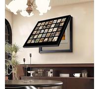 SQYHYTS Coperture Decorative per Quadri Elettrici Coperchi Decorative per Scatole dei Fusibili Cornici Decorativo da Appendere per Contatori Quadri Elettrici A Parete per Ingressi, Uffici,G,55cm