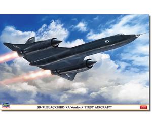 Sr-71 Blackbird, First Aircraft 1:72 Plastic Model Kit HASEGAWA