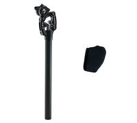 SR SUNTOUR SP12 NCX VK1918 - Reggisella ammortizzato con copertura protettiva, 27,2 x 400 mm, colore: nero