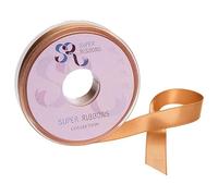 SR SUPER RIBBONS®™ - Nastro di raso double face, larghezza 3 mm, lunghezza 50 m, colore: bronzo