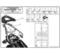 SR121M GIVI ATTACCO BAULETTO MONOLOCK per SUZUKI GLADIUS 650 2009-2016