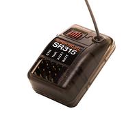 Spektrum-SPMSR315 Spektrum Ricevitore SR315 a 3 canali, 2,4 GHz, Colore Grigio/Argento, SPMSR315
