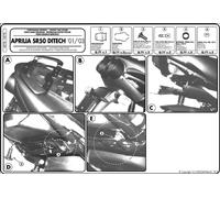 SR78 GIVI ATTACCO PER BAULETTO MONOLOCK® PER APRILIA SR 50 DITECH 1997-2005