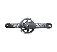 Sram 102609var-Guarnitura Carbonio Senza Coppe X01 Eagle X-sync2 Dub Direct Mount Colore Grigio Lunare Denti 32, Corona Unisex Adulto