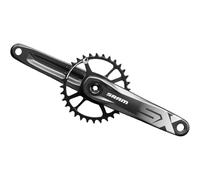 SRAM 710845838828, guarnitura SX Eagle pedivella 175mm Corona 32 Direct Mount 12 velocità Dub Nero Unisex Adulto, Taglia Unica