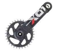 SRAM 710845853227, guarnitura x01 Eagle pedivella 175mm Corona 32 Direct Mount 12 velocità Dub Lunar oxy Boost Unisex Adulto, Nero, Taglia Unica