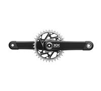SRAM 710845891748, guarnitura xxsl Eagle Fattore q168 pedivella 175mm Corona 34 Dub Boost t-Type Unisex Adulto, Nero, Taglia Unica