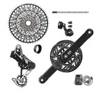 SRAM 710845892349, Gruppo XX t-Type Eagle AXS E-MTB 104BCD Corona 36 12 velocità Unisex Adulto, Nero, Taglia Unica