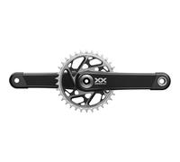 SRAM 710845893919, guarnitura xxsl Eagle Fattore q174 Wide pedivella 170mm Corona 34 Dub Boost t-Type Unisex Adulto, Nero, Taglia Unica