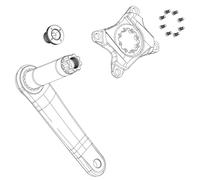 Pedali Sram KIT VISSERIE POUR ETOILE PEDALIER TORX T20 (8) Argenté TU