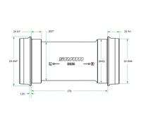 Sram Calotte Del Movimento Centrale Dub Press Fit Bb386 Black