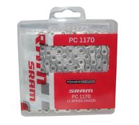 Sram Catena 11 Vel Pc 1170 120 Maglie PowerLock Argento