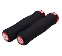 Sram Contour Manopole Ergonomiche 129mm Ø22mm Nero/Rosso Singola Grip-Shift